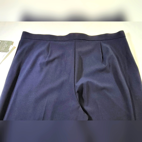 DAVID DART Slimming Solution Straight Leg Slacks in Navy Blue - Size 18 - Picture 3 of 6
